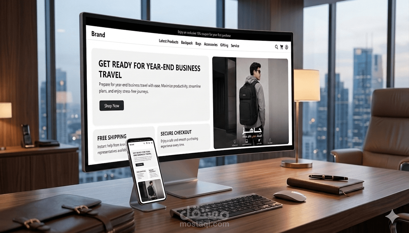 تصميم Landing Page عصرية وسريعة الاستجابة و باحترافية عالية