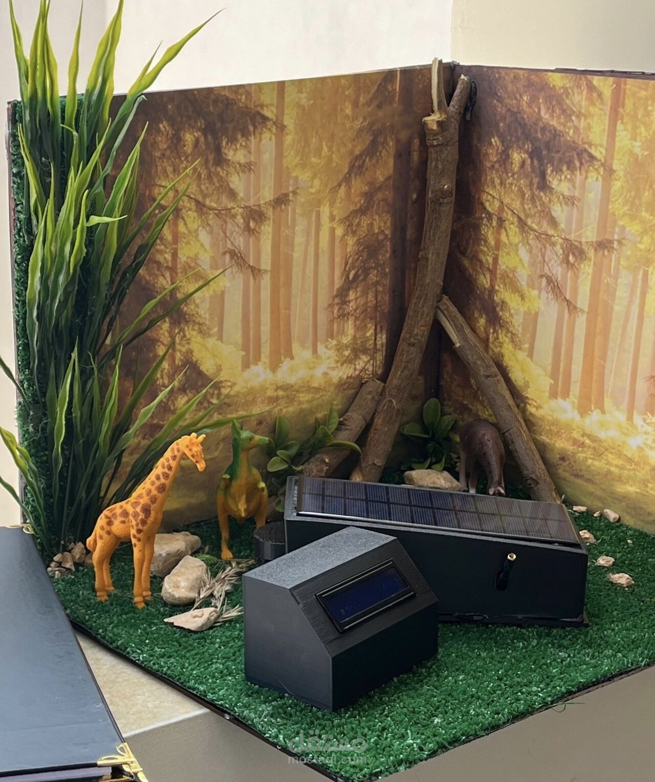 smart system to monitor open areas