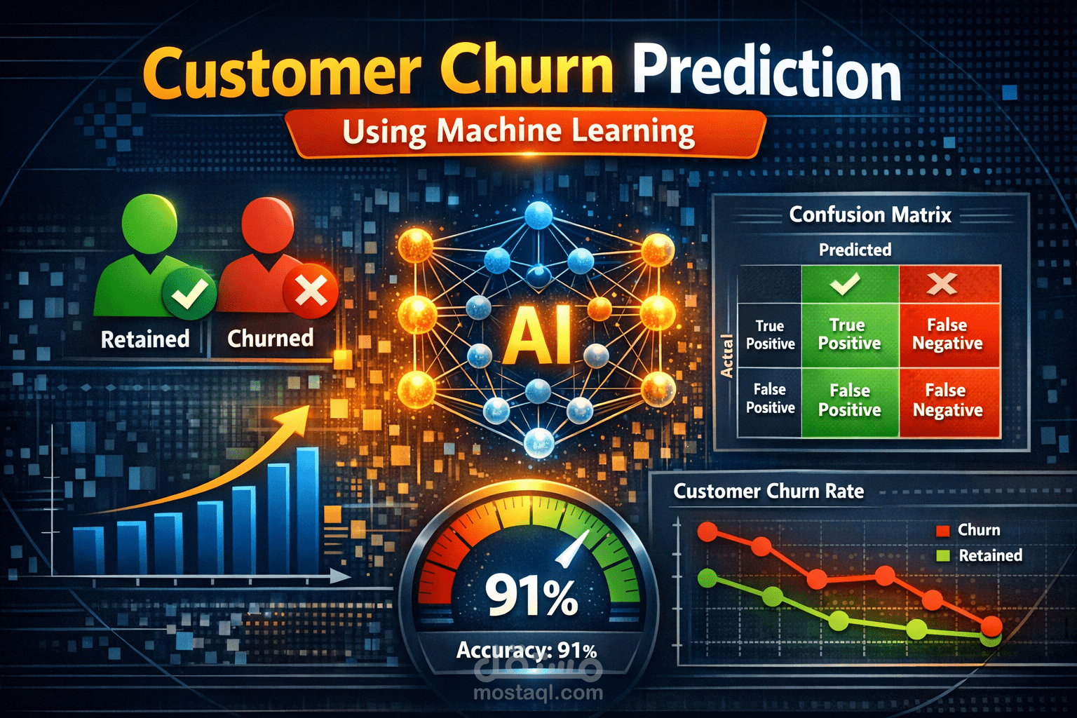 Customer Churn Prediction Using Machine Learning