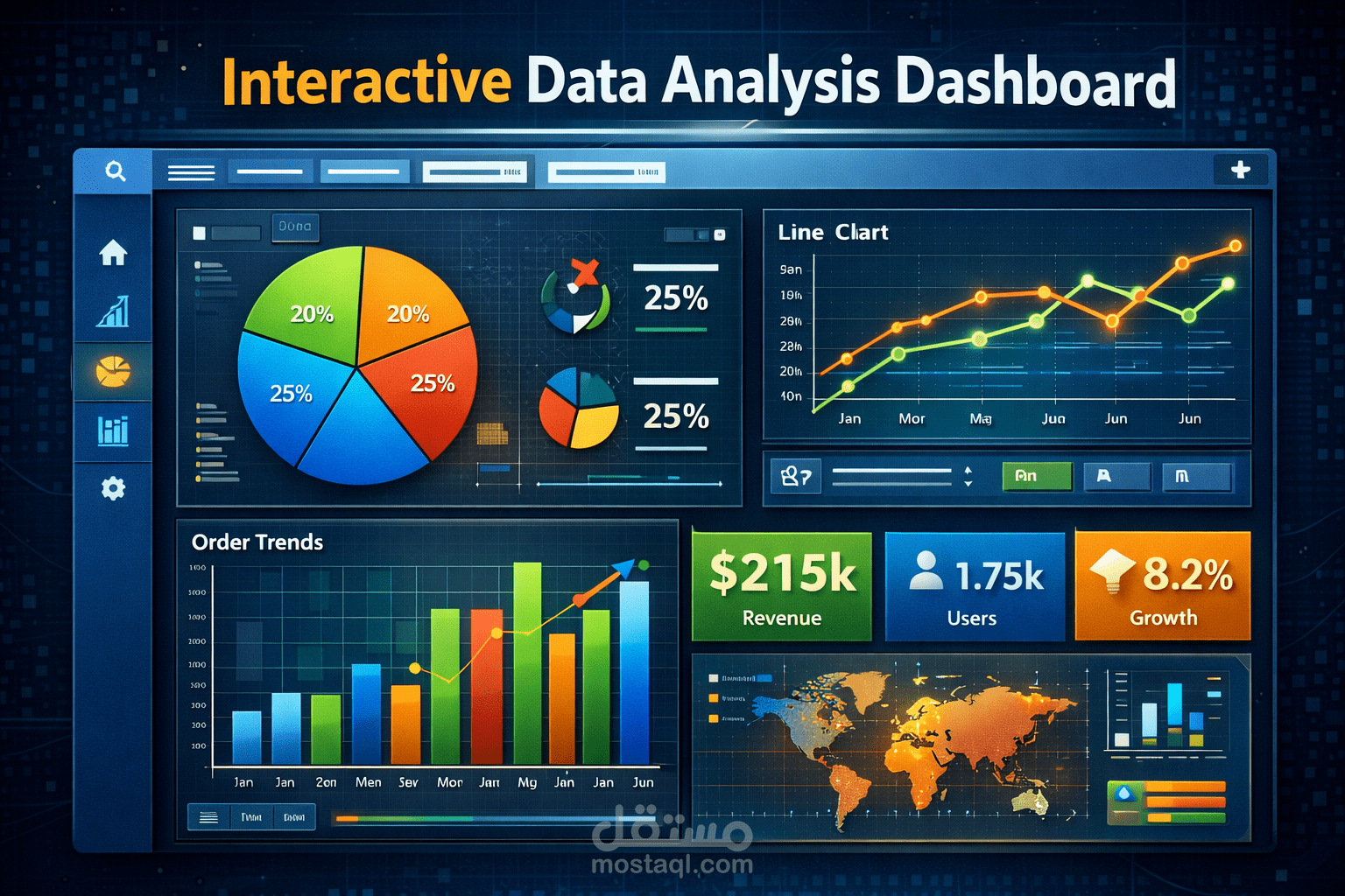 Interactive Data Analysis Dashboard