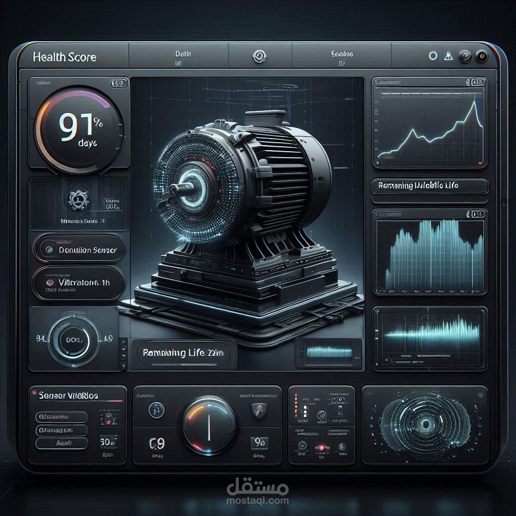 نظام صيانة تنبؤية لمعدات صناعية ( Predictive Maintenance System )
