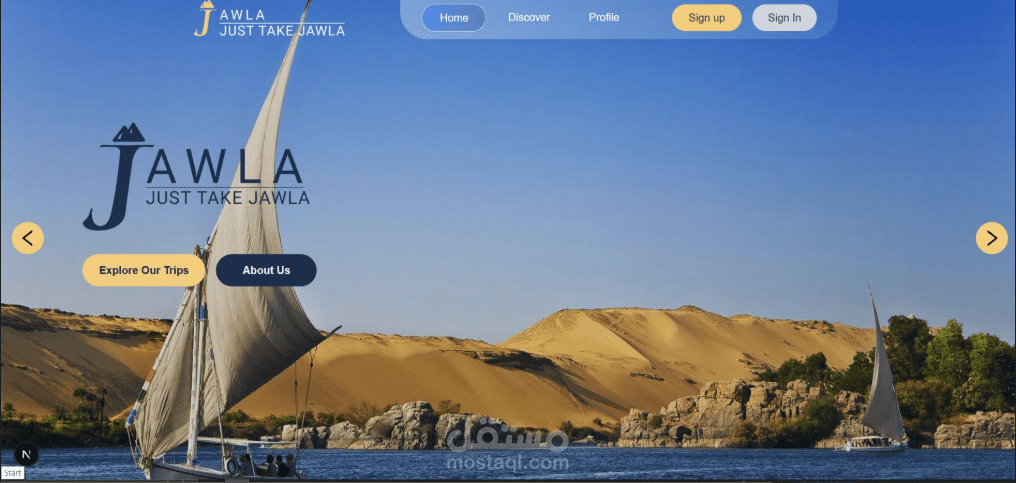منصة Jawla لإدارة الرحلات السياحية وحجزها (Web API + Dashboard)