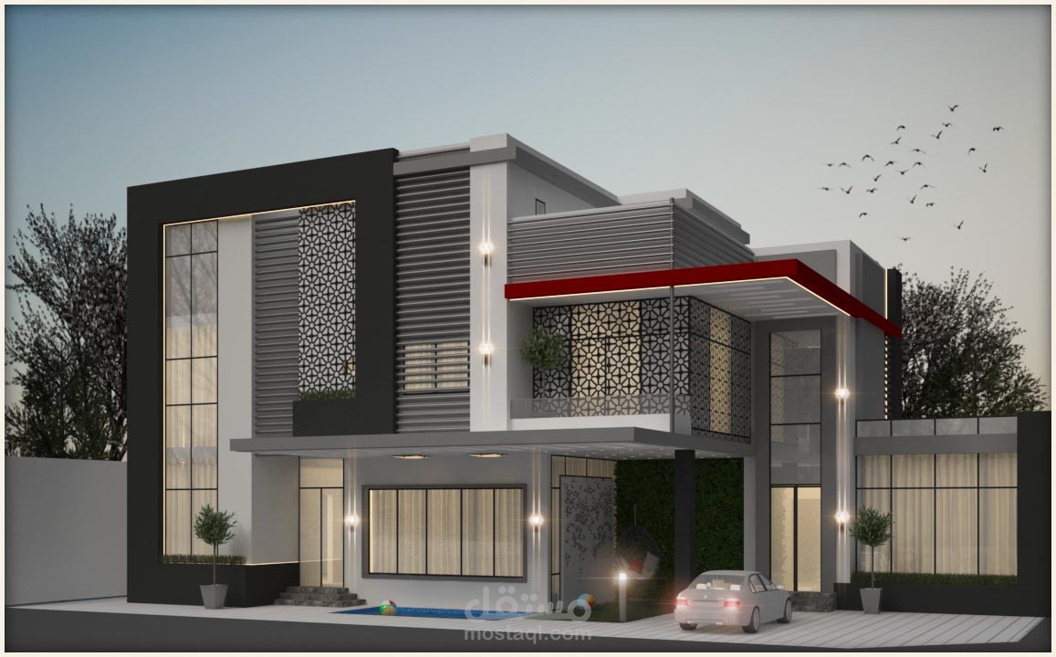 تصميم فيلا مودرن