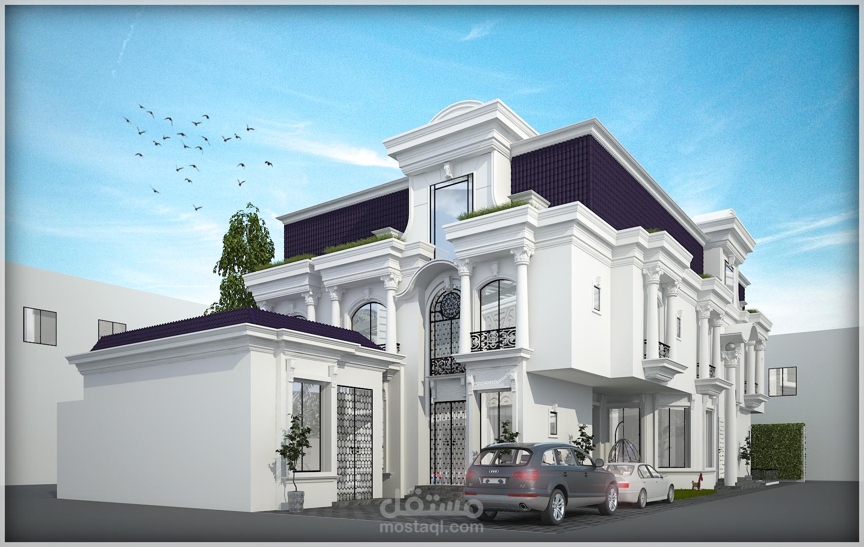 فيلا كلاسيك تصميمي