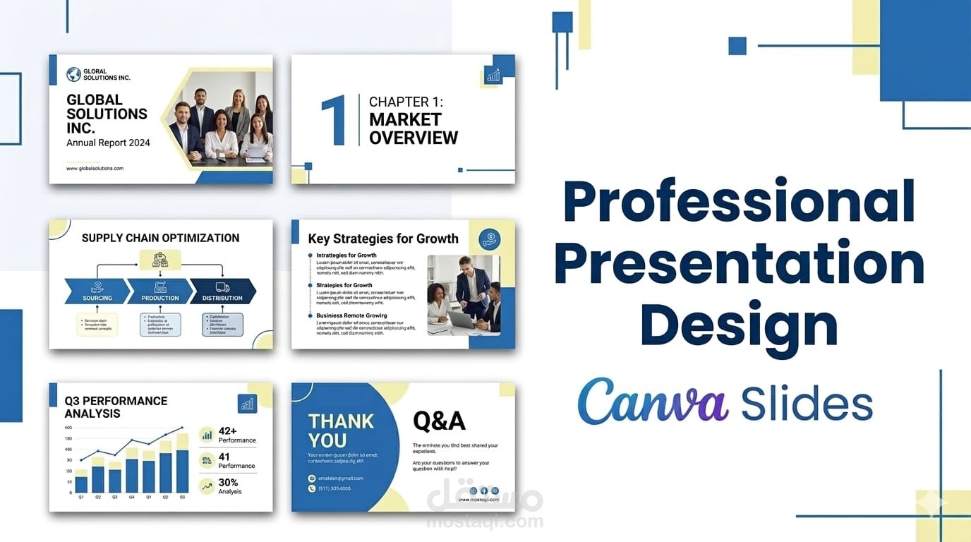 Professional PowerPoint Presentations Designed with Canva