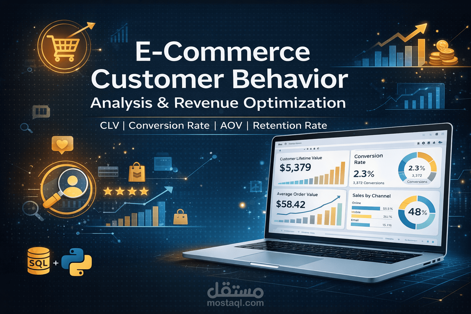 E-Commerce Customer Behavior Analysis & Revenue Optimization