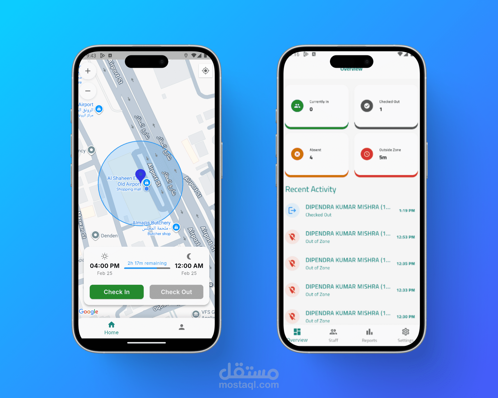 Real-Time Tracking System (Mobile App & Web Dashboard)