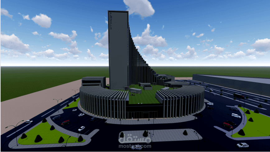 تصميم برج على الساحل