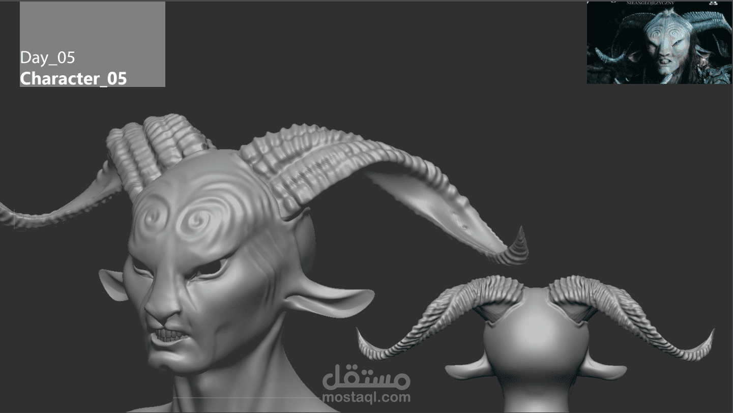 تصميم شخصية ثلاثية الأبعاد