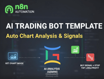 أتمتة تحليل الشارتات بالذكاء الاصطناعي (n8n + AI Trading Assistant)