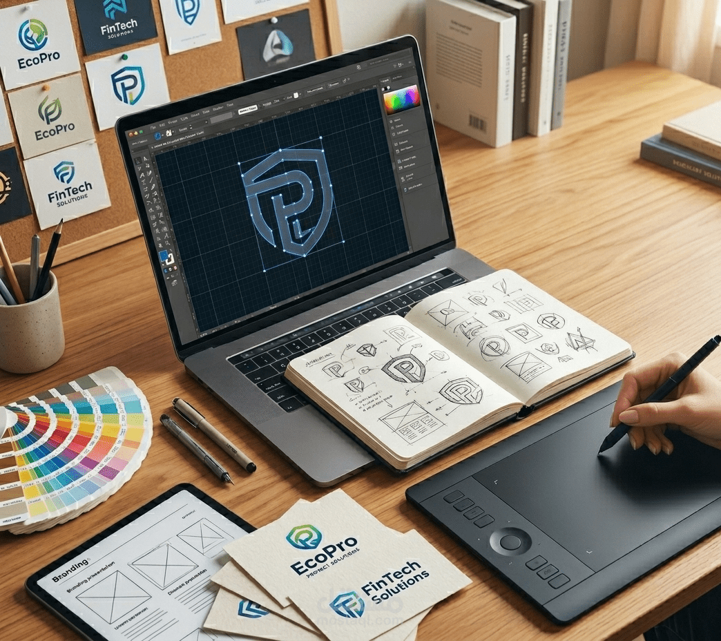 تصميم شعار لعلامة تجارية