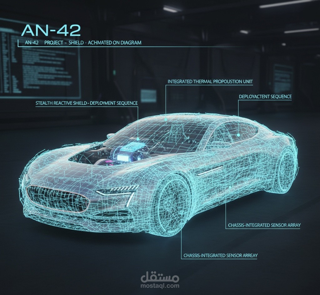 تصميم مفهوم تقني لمركبة مستقبلية