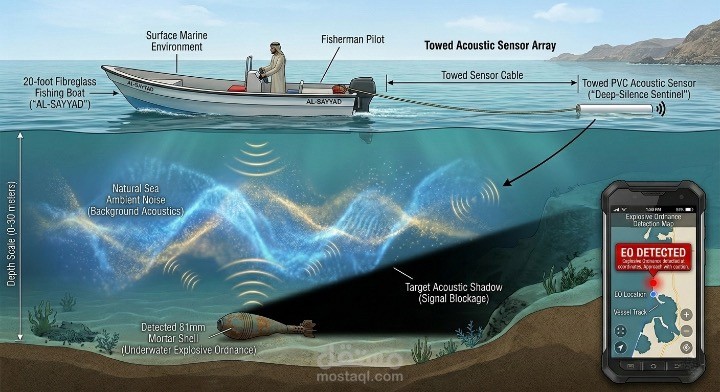 ظام "الصياد" المبتكر للكشف عن المتفجرات البحرية