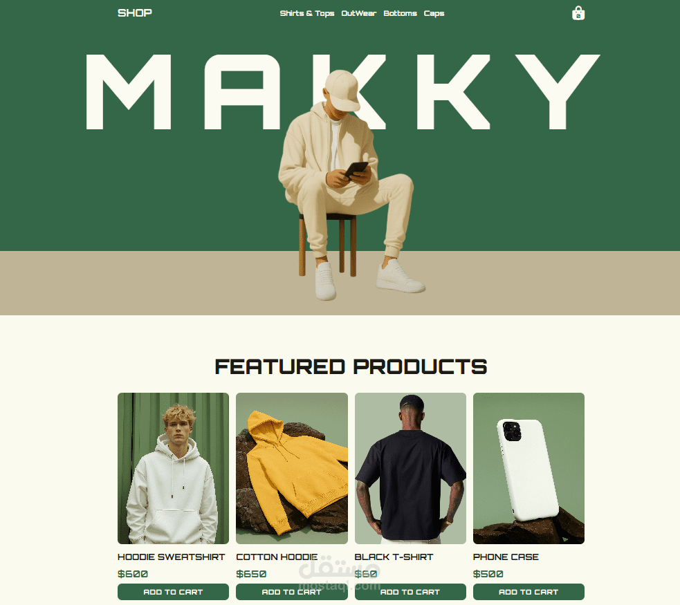 Clothes Store Website