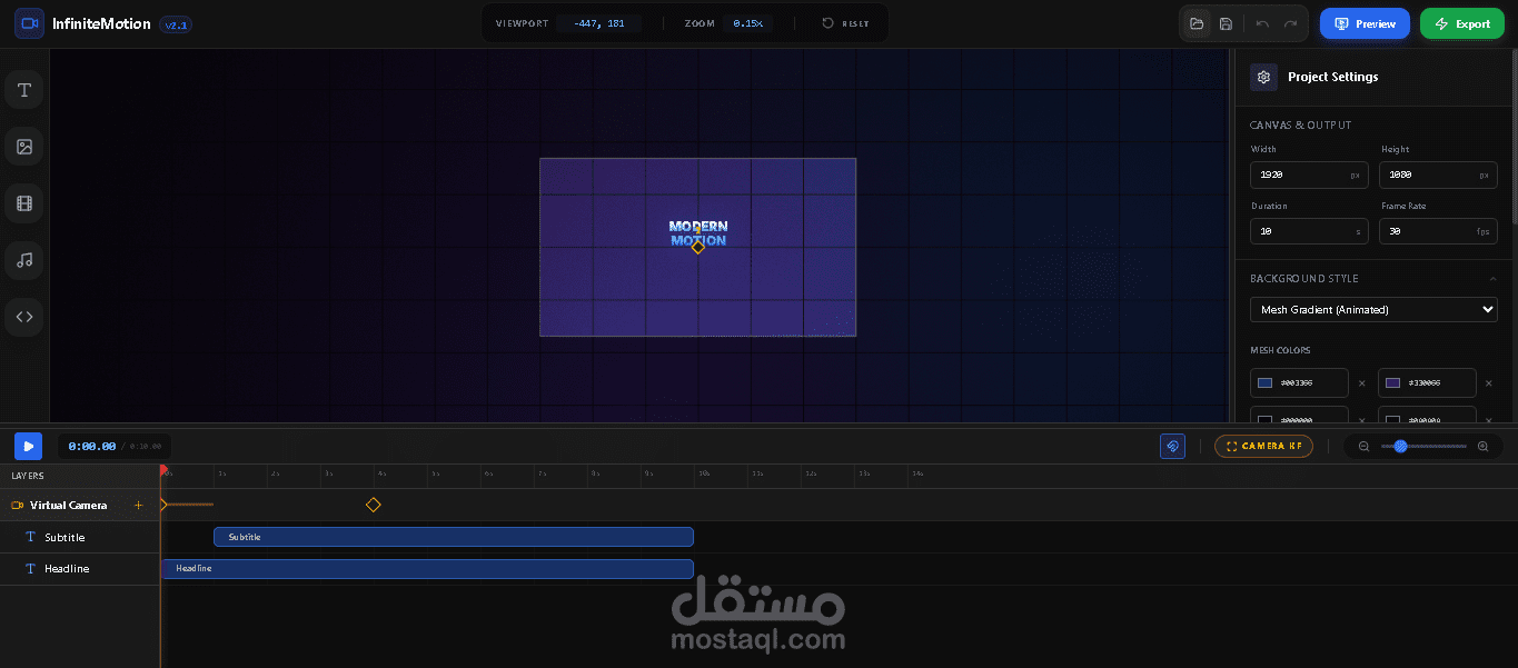 InfiniteMotion Studio