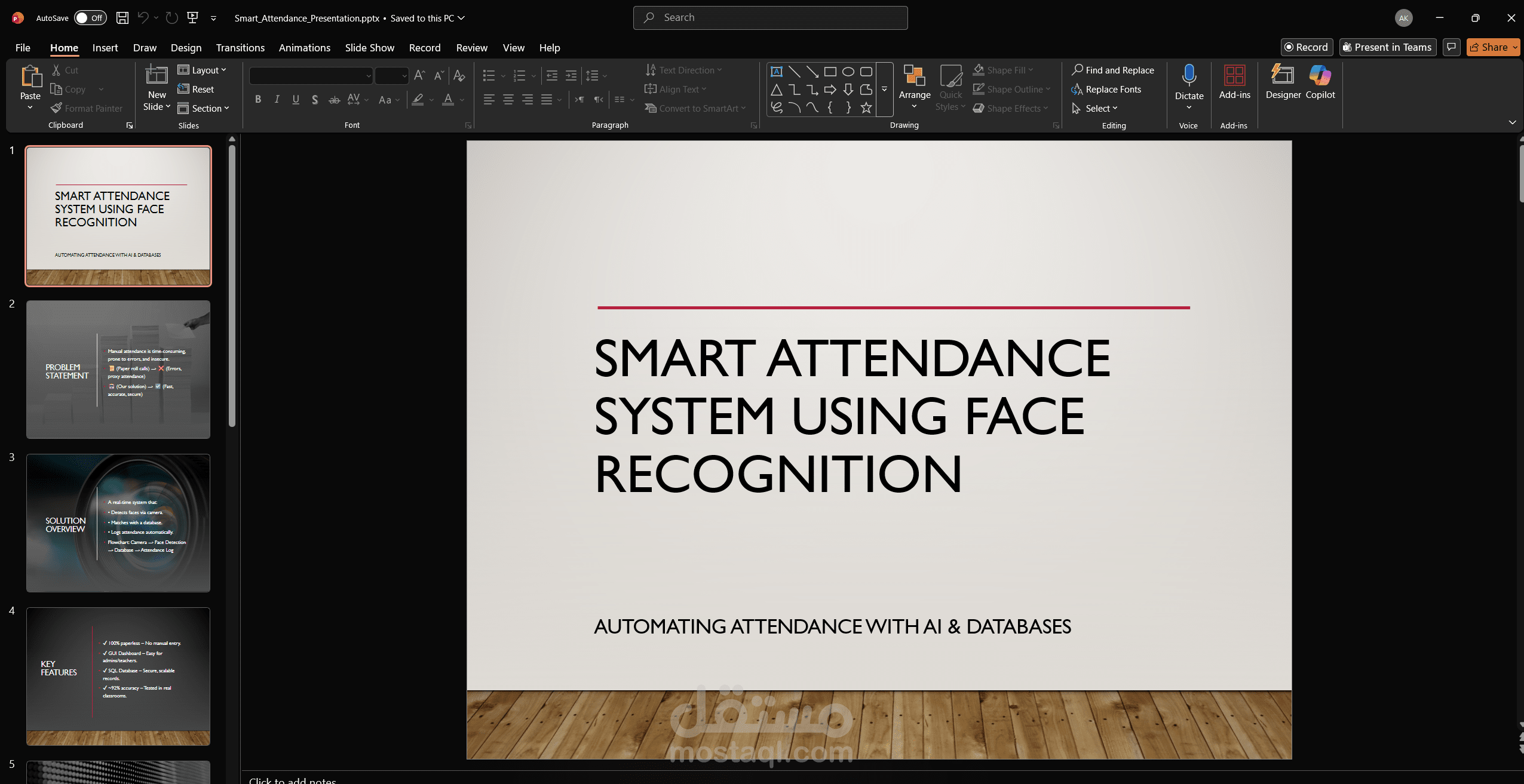 Smart Attendance System Using Face Recognition