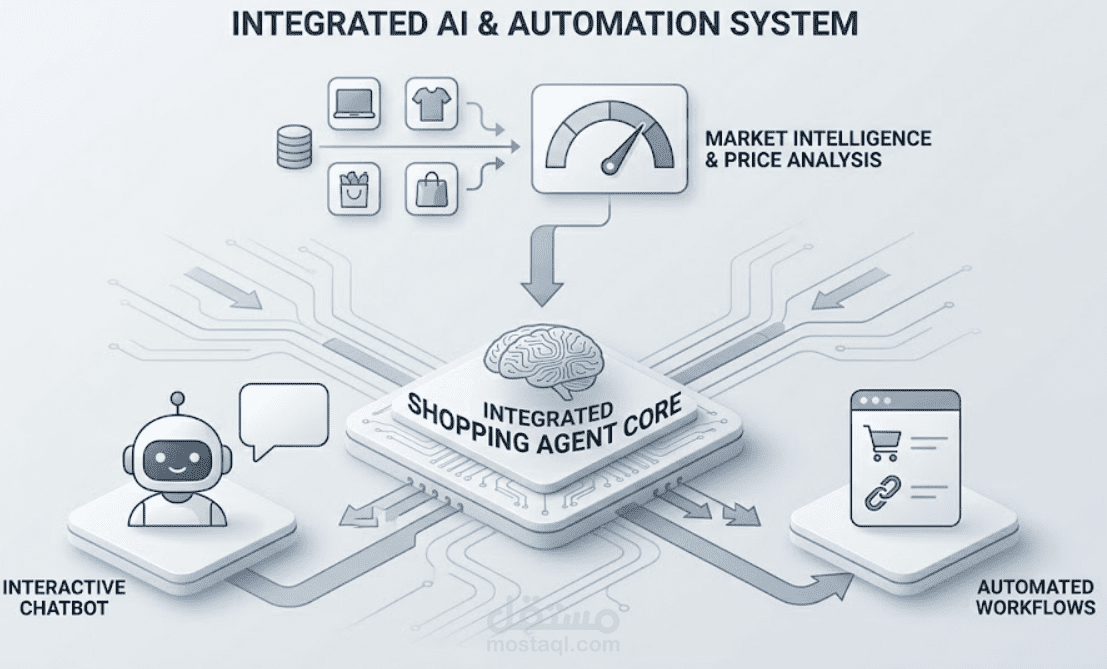 بناء تطبيق ذكي لمقارنة الأسعار (Web Scraping) مع مساعد محادثة (AI Chatbot) للمنتجات