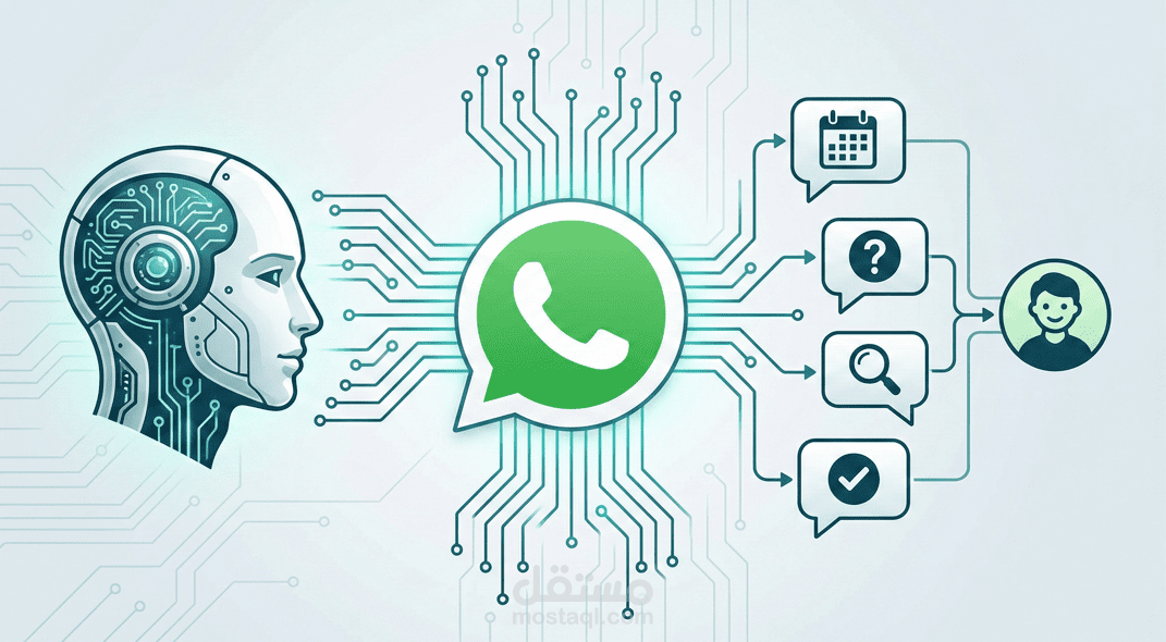 برمجة بوت واتساب ذكي للرد التلقائي وخدمة العملاء