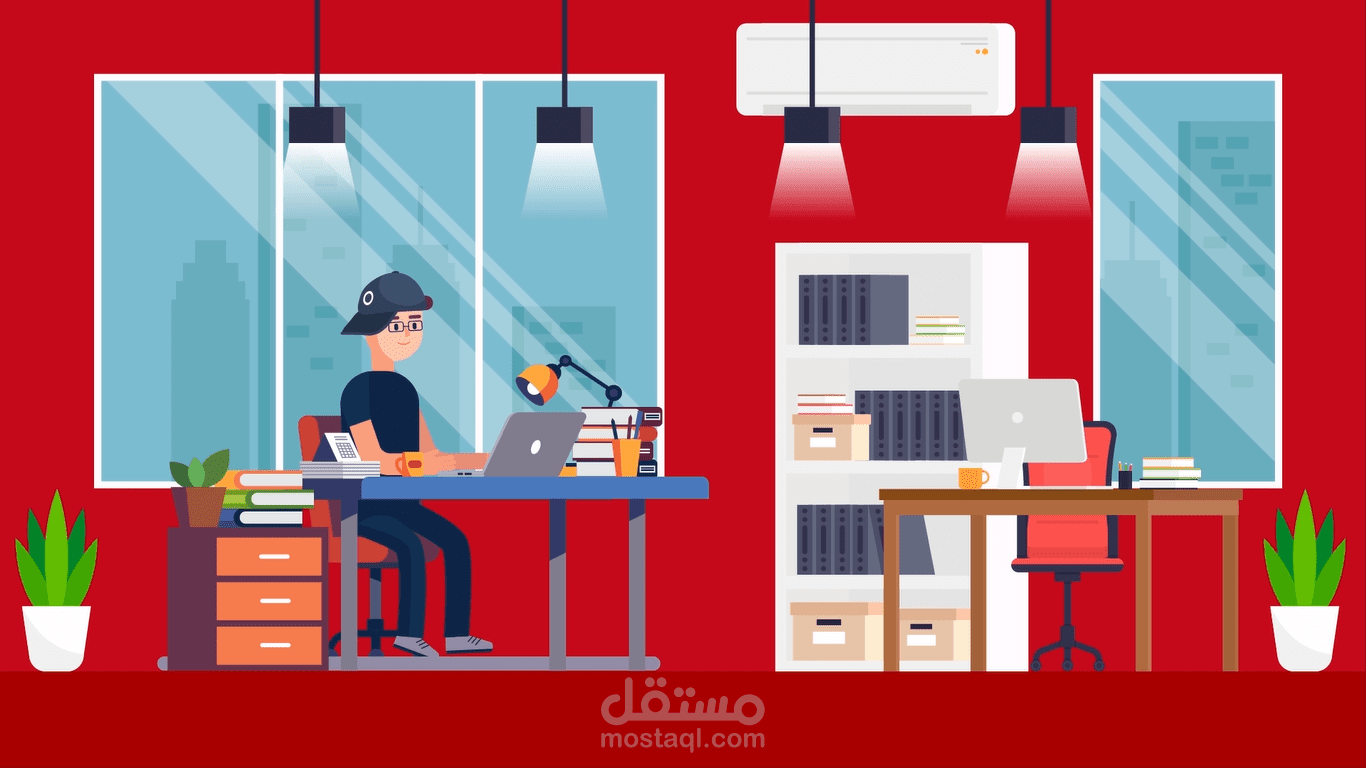 موشن جرافيك لقناة المعلم التقني من أعمالي