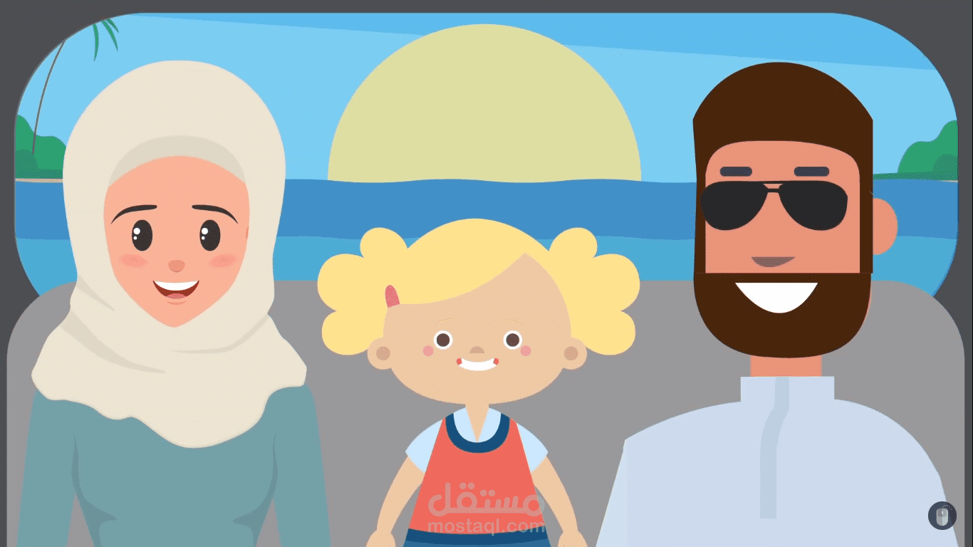 موشن جرافيك إعلان لمنصة سياحية