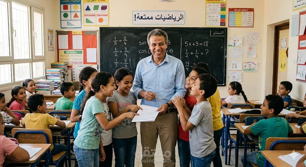 التدريس للعمليات الحسابيه المعقده والتبسيط للطلاب