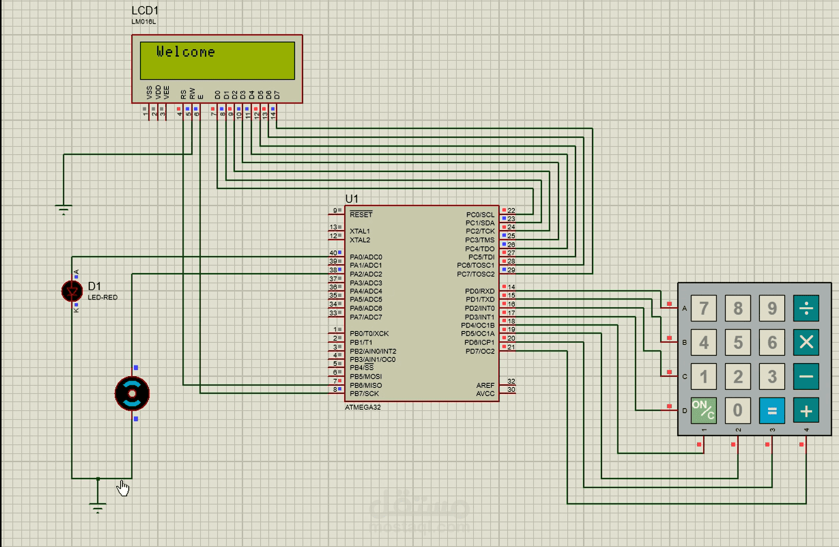 نظام متكامل لأتمتة المنازل الذكية (Smart Home System) باستخدام المتحكمات الدقيقة