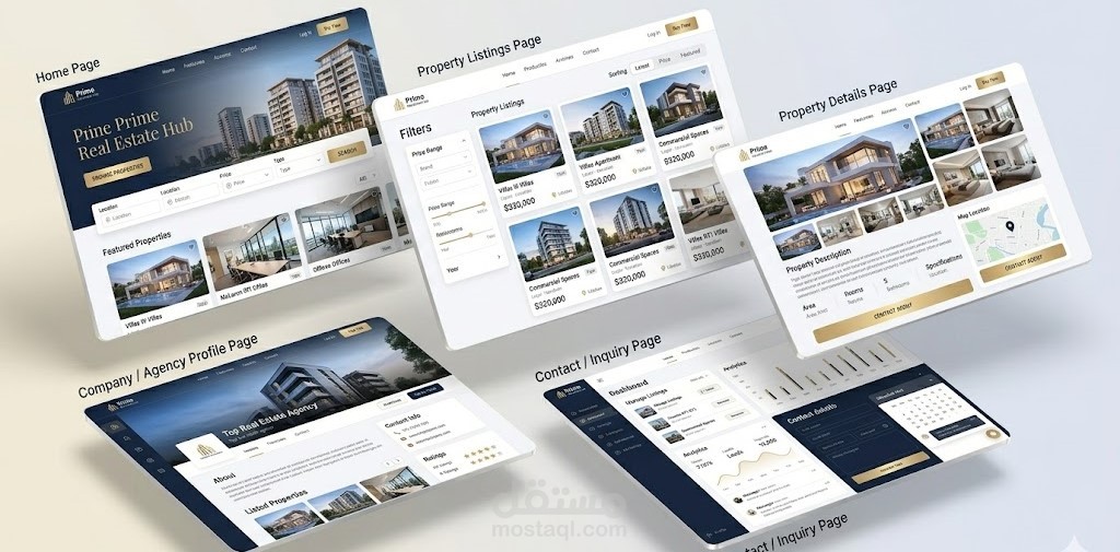 منصة الشركات العقارية (Real Estate Company Platform)