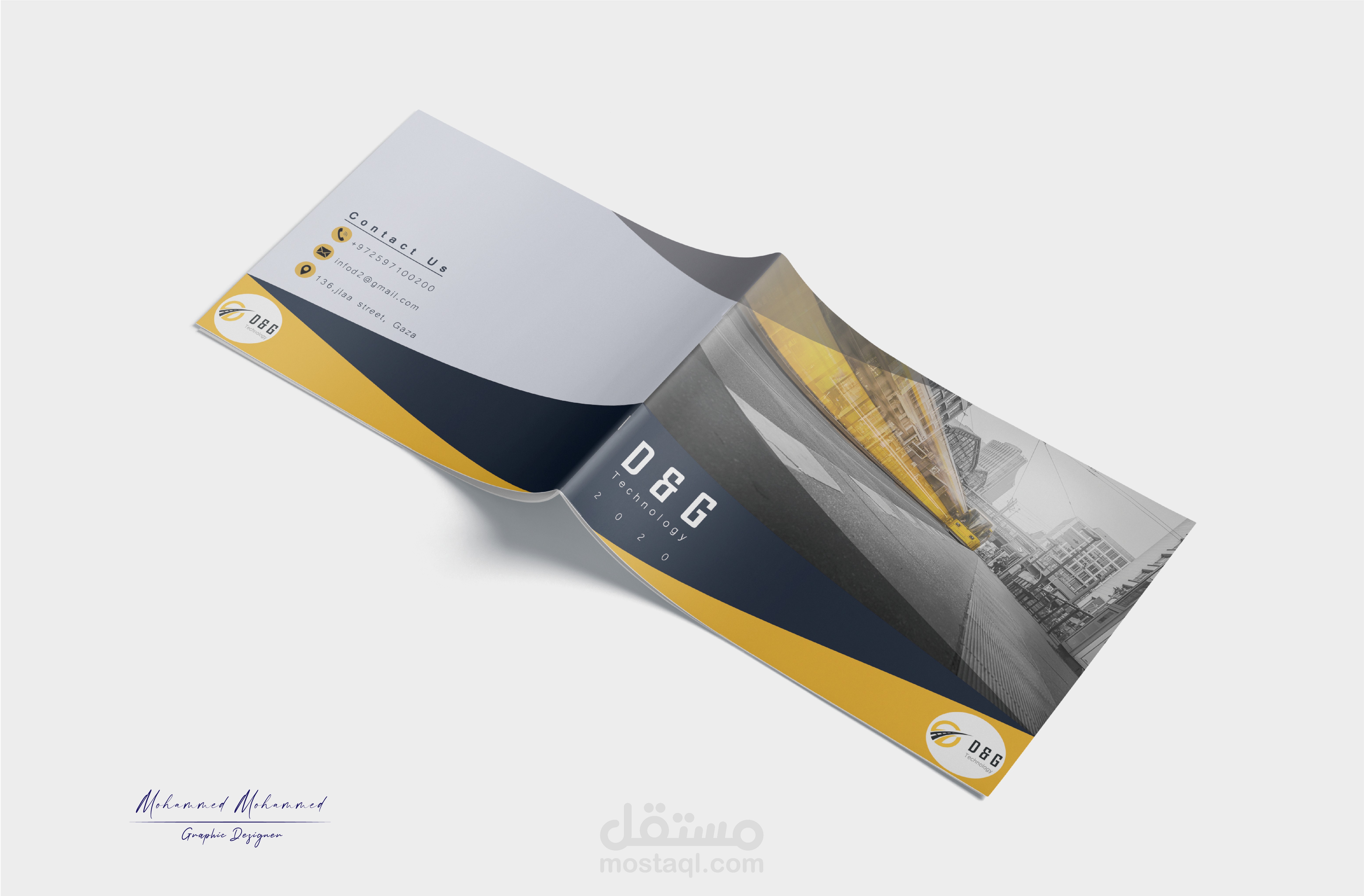 تصميم بروفايل احترافي لشركة D&G Technology