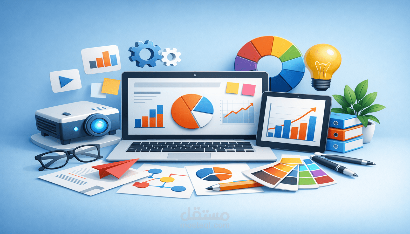تصميم عروض تقديمية أكاديمية احترافية مع انيميشنز باستخدام Canva