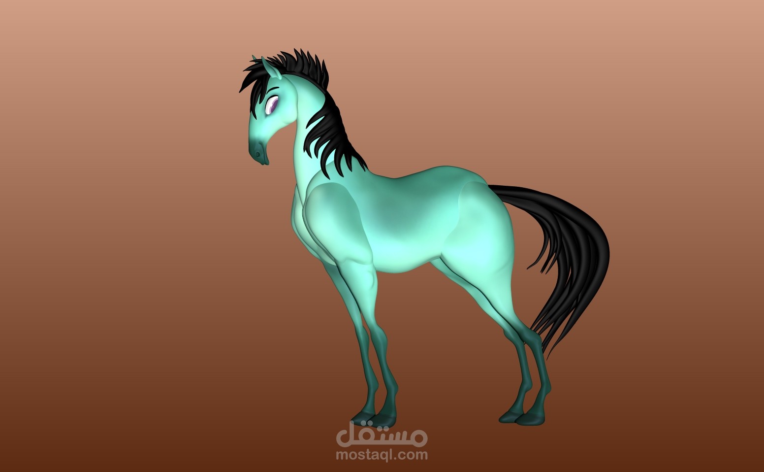 تصميم حيوان كامل 3D