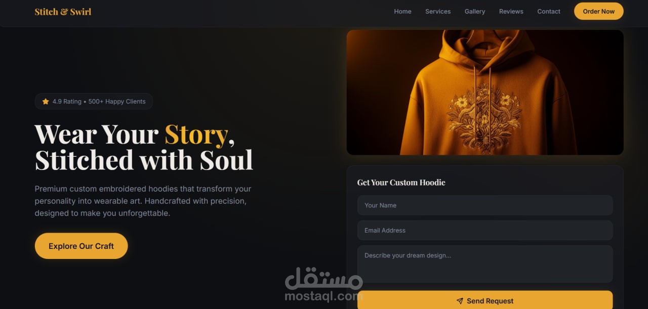 تصميم موقع احترافي لشركة خدمات