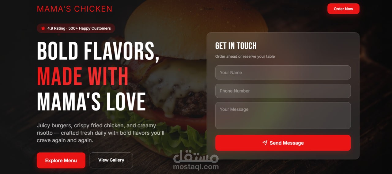 تصميم موقع احترافي لشركة خدمات