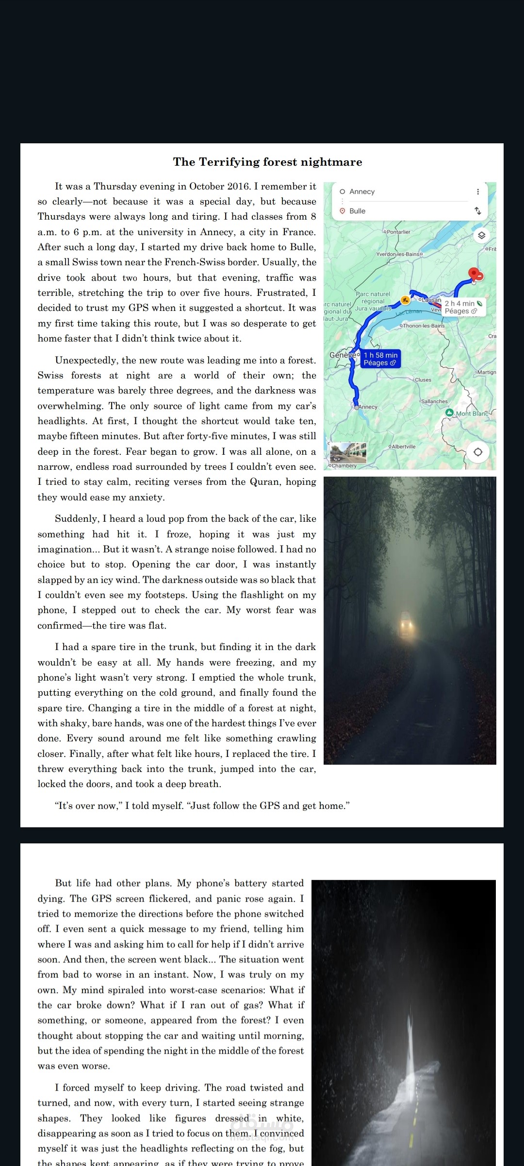 The Terrifying forest nightmare