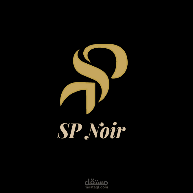 Luxury Logo Design  SP Noir