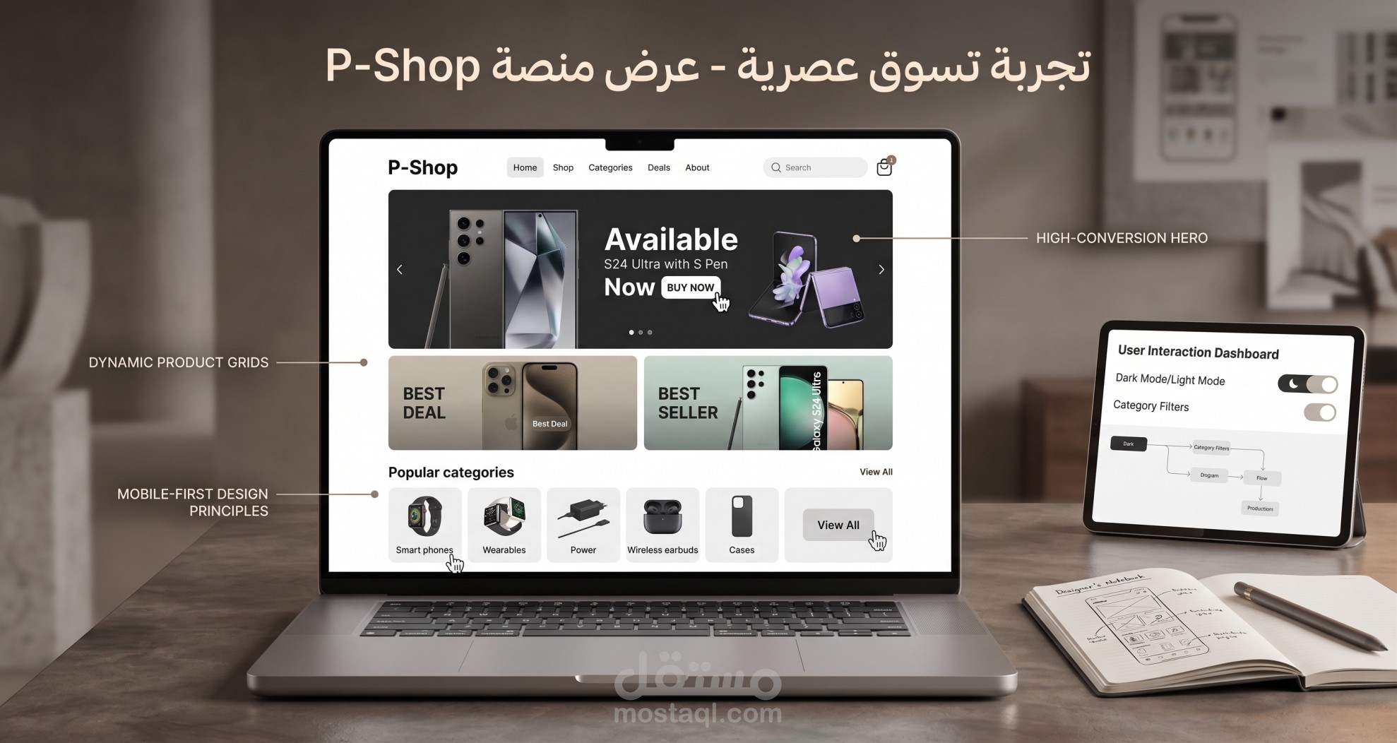 UI/UX E-commerce website