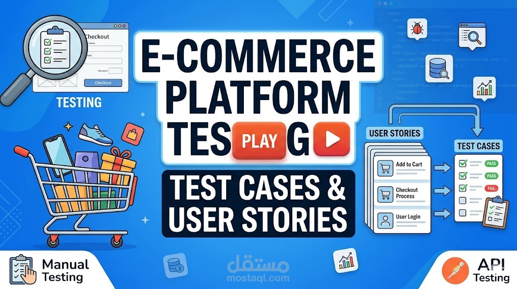 E-commerce Platform Testing - Test Cases & User Stories