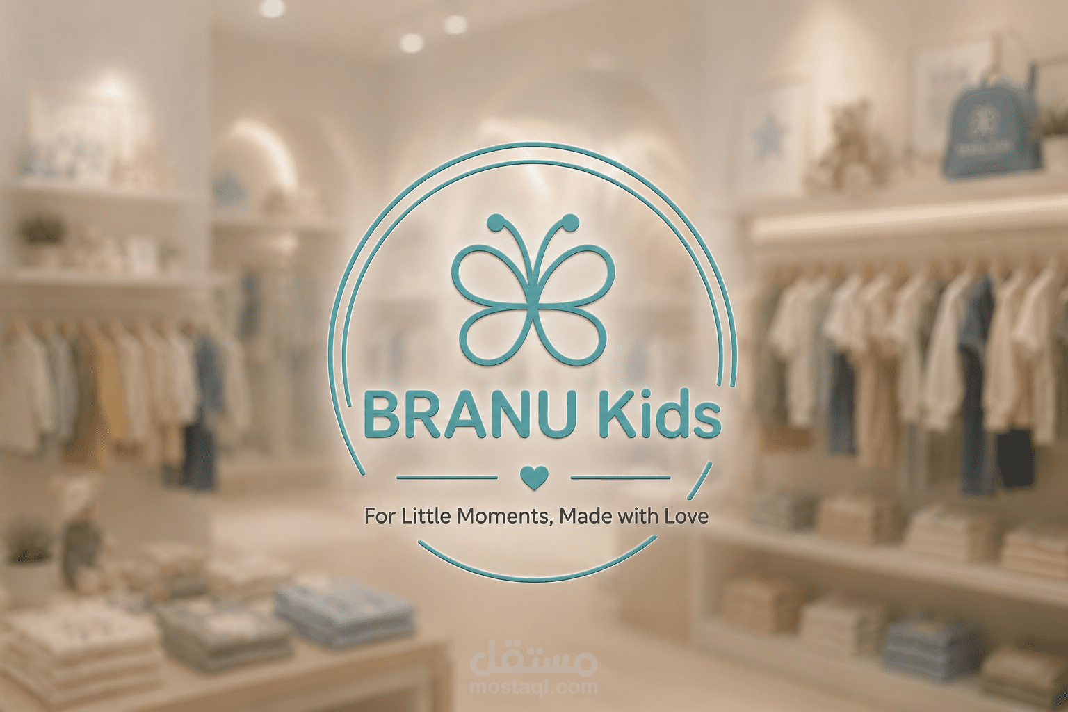 تصميم | شعار وهوية Branu kids متخصصة في ملابس الأطفال