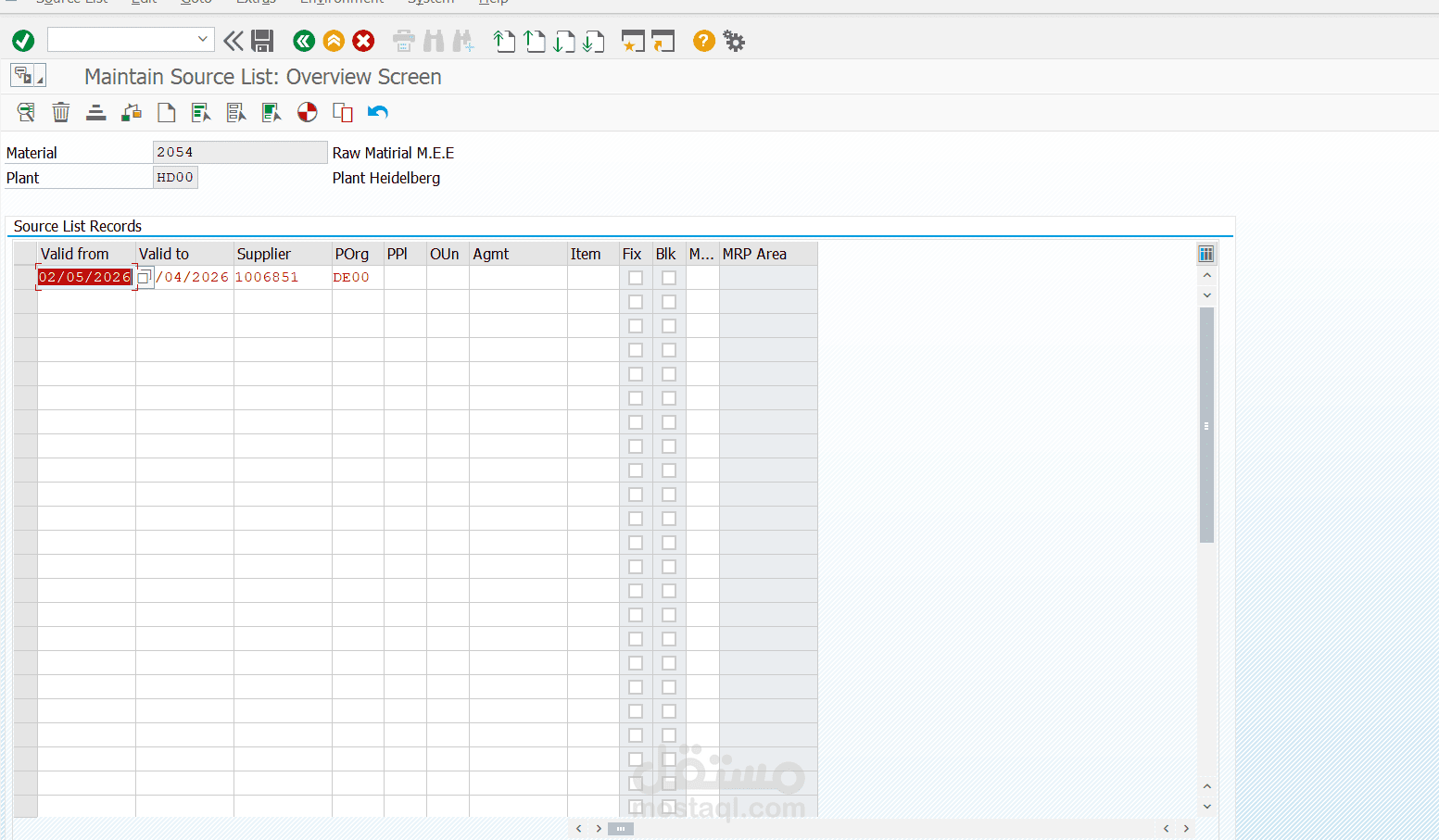 creating source lists
