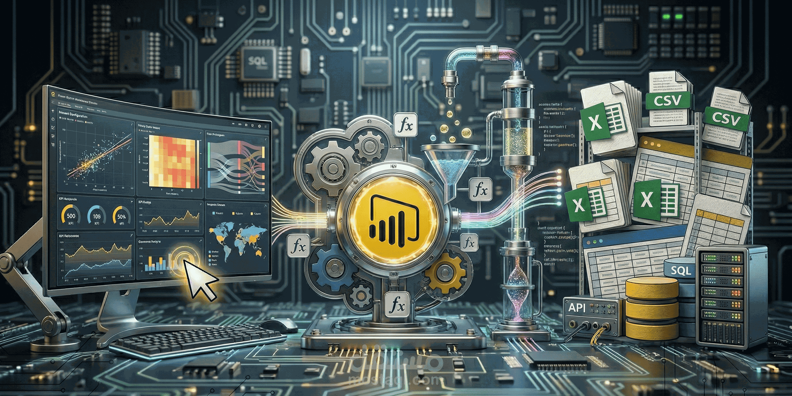 تصميم داشبورد (Dashboard) احترافي لبياناتك باستخدام Power BI