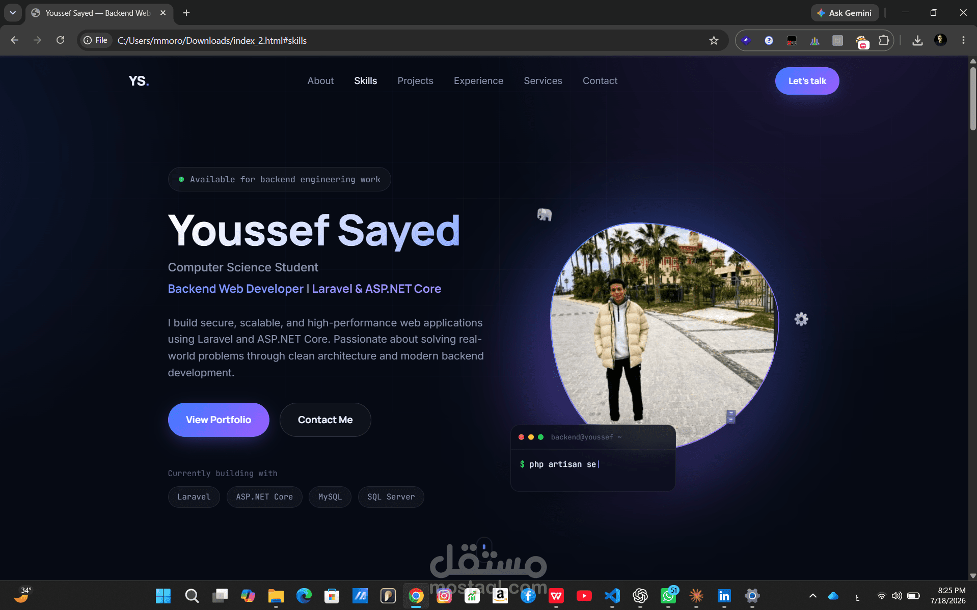 personal site