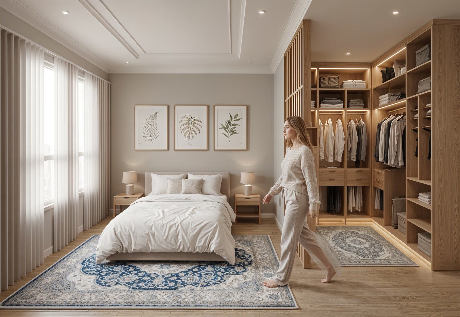 تصميم معماري للفراغات الداخلية والحدائق