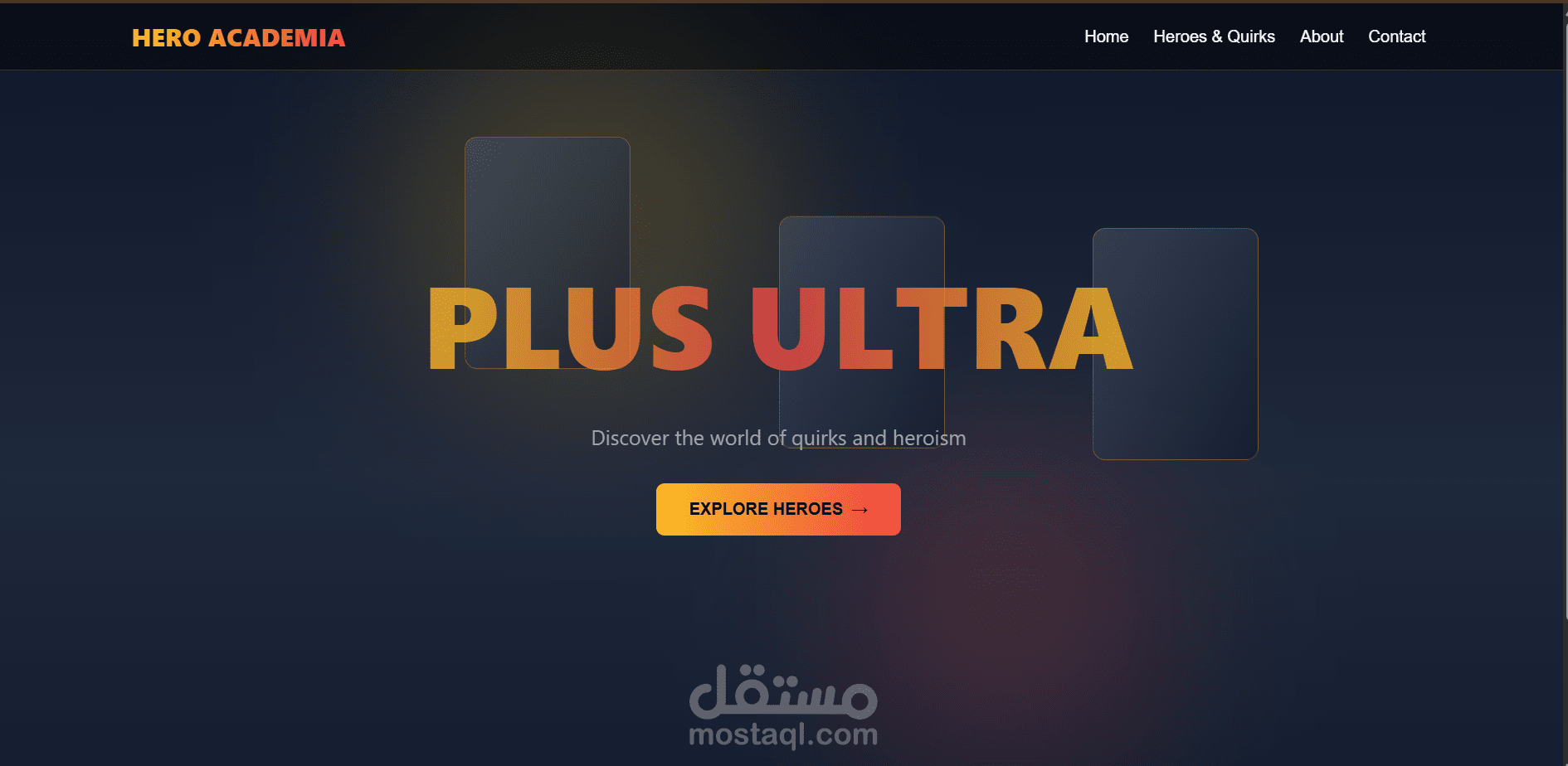أقدم لك تصميم مواقع ويب حديثة وجذابة باستخدام HTML5 / CSS3 / JavaScript خالص، بدون قوالب جاهزة كل موقع مصمم خصيصاً لك من الصفر.