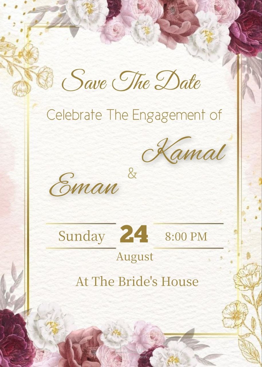 تصميم دعوات او بطاقات تهنئه