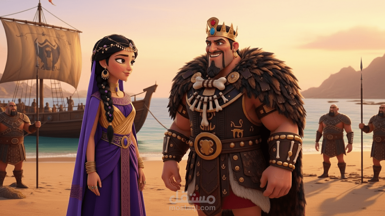 فيديو بالذكاء الاصطناعي عن عليسة المرأة التي أسست قرطاج