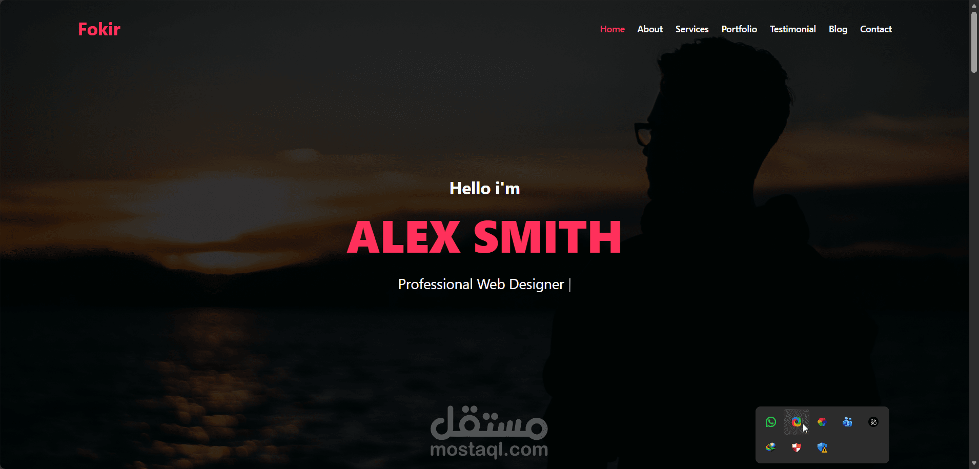 personal portfolio Website