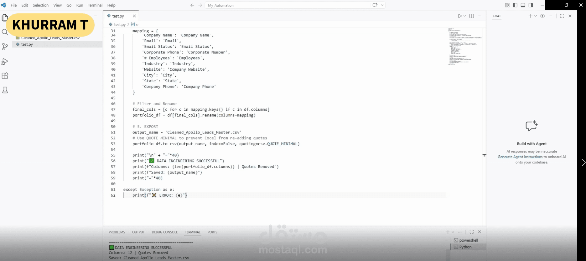 نظام آلي متكامل لتوليد العملاء المحتملين للشركات B2B وتحسين عمليات المبيعات باستخدام Python