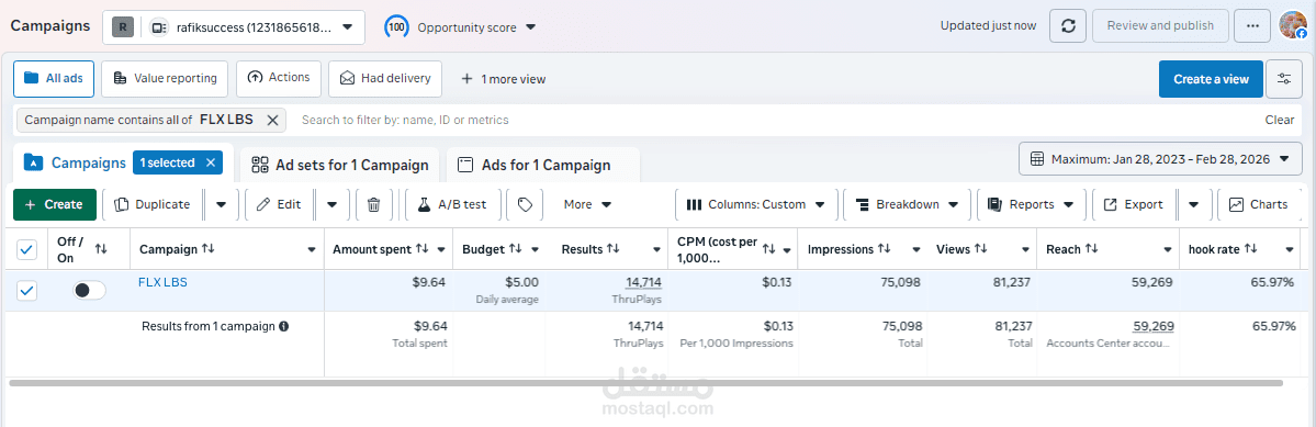 This is a campaign for a shop owner who was suffering from a lack of customers