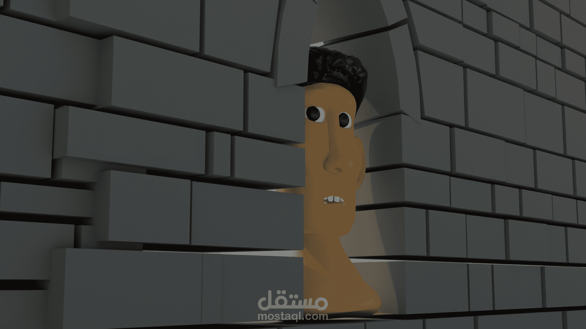 نحت شخصية كرتونية بتعبيرات واقعية (3D Character Sculpting)