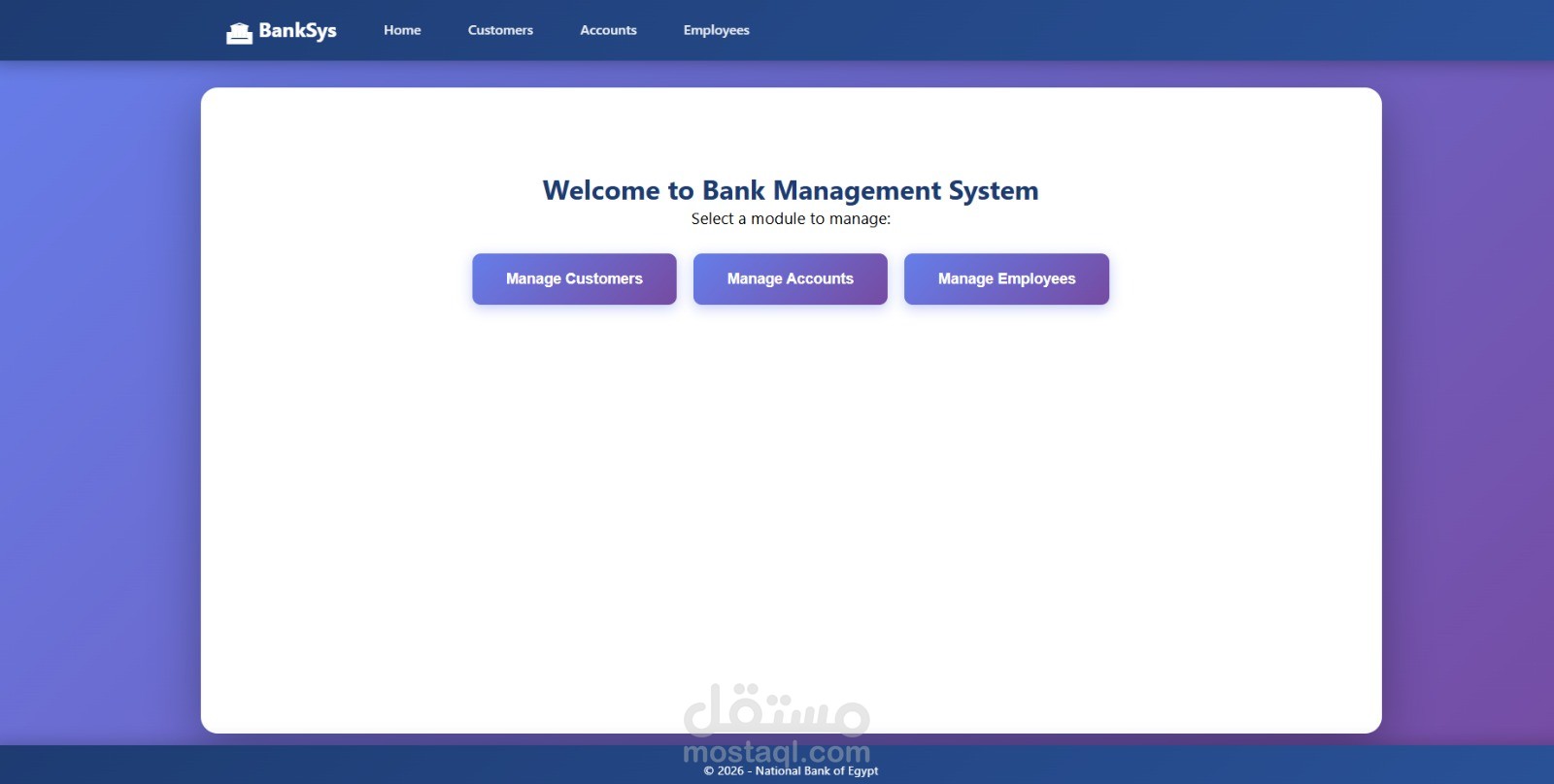 Bank Management System