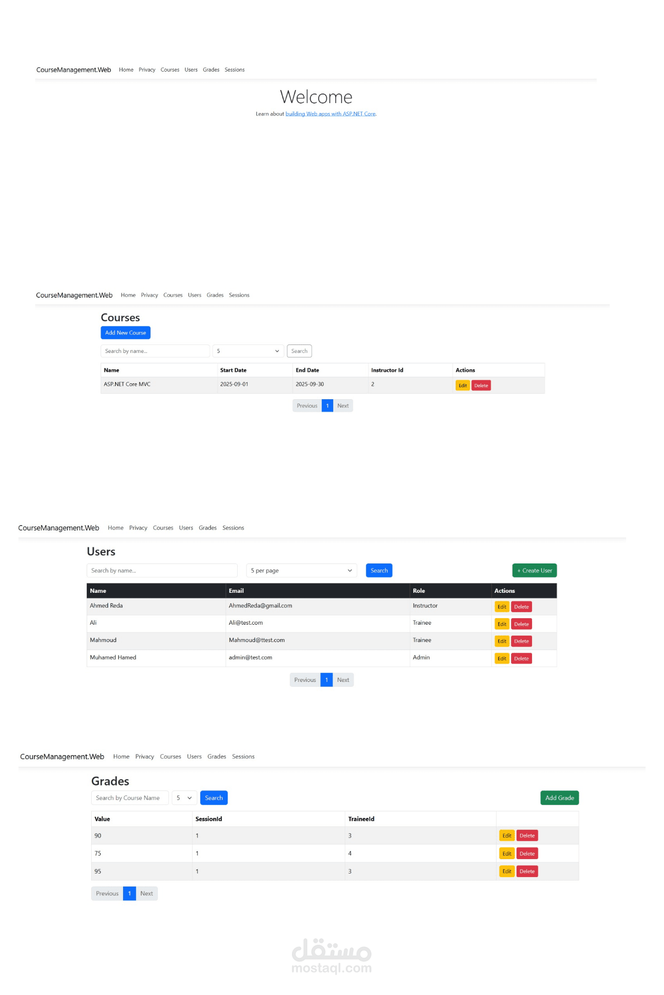 Course Management System